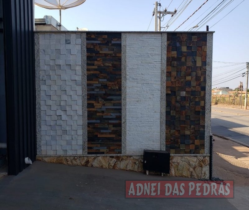 FACHADA SIMPLES COM PEDRA FERRO  Pedra Ferro na Fachada 